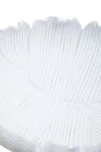 White Textured Bowl