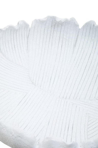 White Textured Bowl