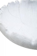 White Textured Bowl