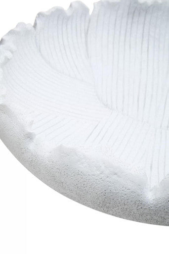 White Textured Bowl