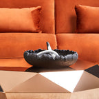Black Textured Bowl