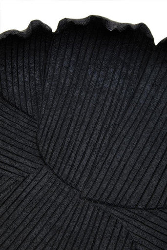 Black Textured Bowl