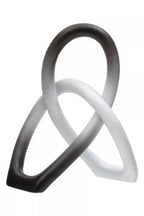 Ombre Black and White Knot Sculpture | Broc
