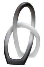 Ombre Black and White Knot Sculpture | Broc