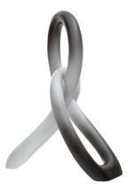 Ombre Black and White Knot Sculpture | Broc