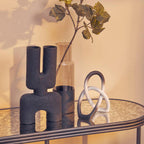 Ombre Black and White Knot Sculpture | Broc