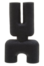 Small Black Sculptured Vase