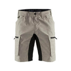 Blaklader 1449 Service Industry Work Cargo Stretch Shorts Stone/Black 33" Waist