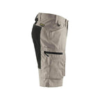 Blaklader 1449 Service Industry Work Cargo Stretch Shorts Stone/Black 33" Waist