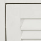 White Wood Floor Cabinet