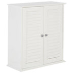 White Wood 2 Door Wall Cabinet