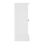 White Wood 2 Door Wall Cabinet