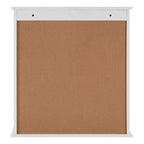 White Wood 2 Door Wall Cabinet