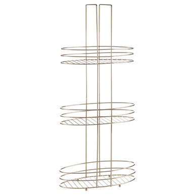3 Tier Gold Plated Storage Rack