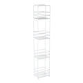 Four Tier White Rectangular Storage Caddy