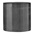 Dark Grey Marble Effect Cotton Jar