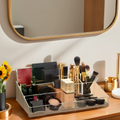 9 Compartment Cosmetics Clear Organiser