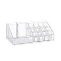 16 Compartment Clear Cosmetics Organiser
