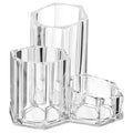 Clear 3 Compartment Cosmetics Organiser
