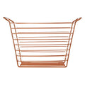 Large Gold Finish Wire Basket
