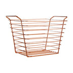 Large Gold Finish Wire Basket