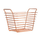 Small Gold Finish Wire Basket