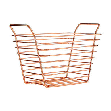 Small Gold Finish Wire Basket