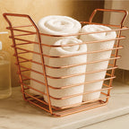 Small Gold Finish Wire Basket