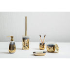 Gold Ombre Cotton Jar