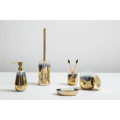 Gold Ombre Cotton Jar