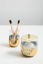 Gold Ombre Cotton Jar