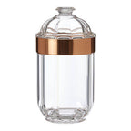 Medium Rose Gold Acrylic Storage Jar
