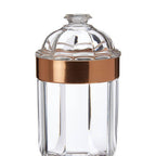 Medium Rose Gold Acrylic Storage Jar