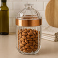 Medium Rose Gold Acrylic Storage Jar