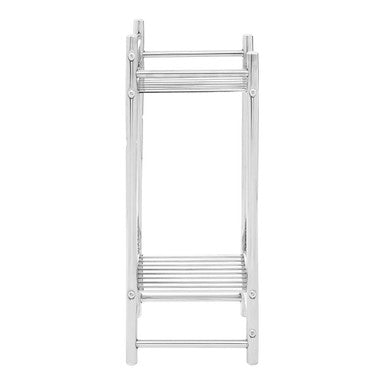 Chrome Finish 2 Tier Towel Shelves