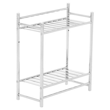 Chrome Finish 2 Tier Towel Shelves