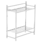 Chrome Finish 2 Tier Towel Shelves