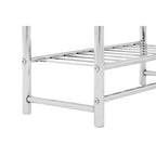 Chrome Finish 2 Tier Towel Shelves