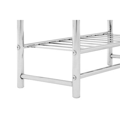 Chrome Finish 2 Tier Towel Shelves