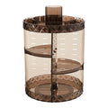 3 Tiered Round Revolving Black Cosmetics Organiser