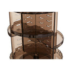 3 Tiered Round Revolving Black Cosmetics Organiser