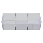 3 Compartment Cosmetics Organiser with Lid