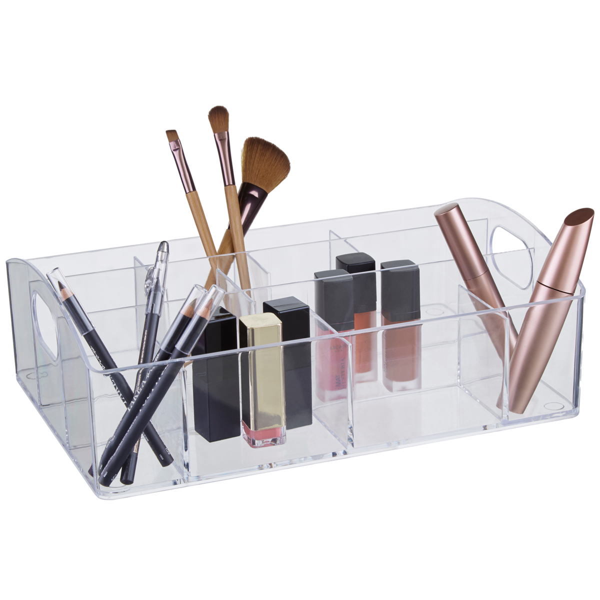 Cosmetics Organiser with 10 Compartments