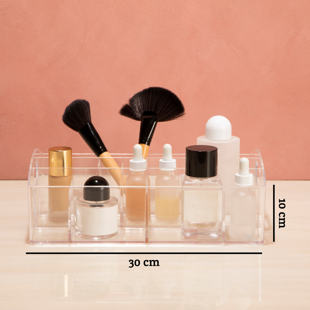 Cosmetics Organiser with 10 Compartments