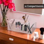 Cosmetics Organiser with 10 Compartments