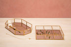 Beauty Glass Octagonal Jewellery Tray
