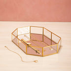 Beauty Glass Octagonal Jewellery Tray