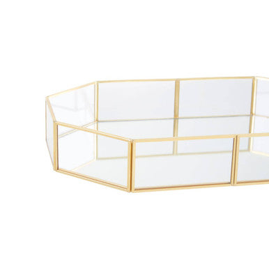 Beauty Glass Octagonal Jewellery Tray