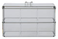Six Compartment Clear Plastic Cosmetics Organiser