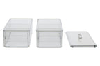 Six Compartment Clear Plastic Cosmetics Organiser